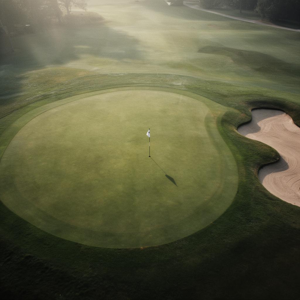 Live camera feed of hole 7